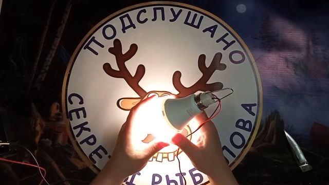 Светодиодная лампа 12 вольт для РЫБАЛКИ и походов. ЧЕСТНЫЙ обзор лампы для рыбалки. СКОЛЬКО горит! смотреть онлайн