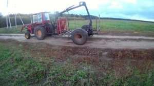 Установка ведущего моста на прицеп т-25,  Т-25  i przyczepa z napędem