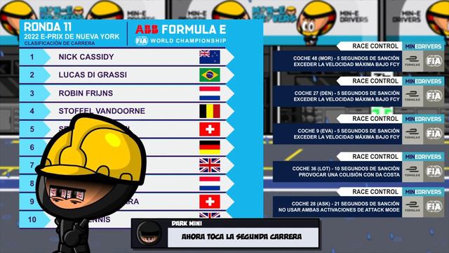 [ES] MinEDrivers - ABB Formula E - 2022 E-Prix de Nueva York R1 & 2 смотреть онлайн