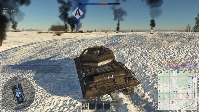 War Thunder AB #164 (PC/DX11) - First game with M10 GMC: 8 kills and Survivor badge on Volokolamsk смотреть онлайн