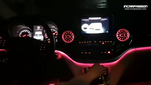 Mercedes V Class 64 Colors Ambient Light & Footwell Light смотреть онлайн