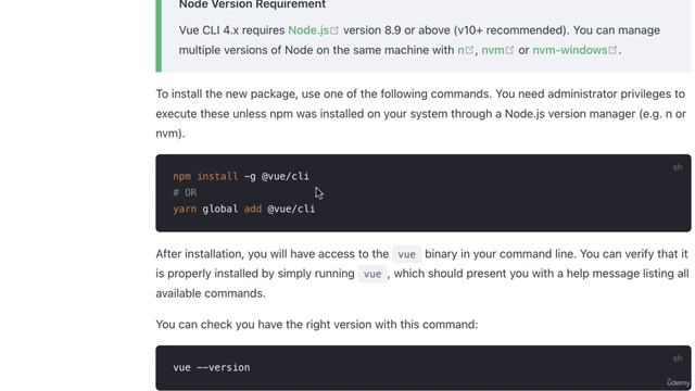 03 - Working with Vue - 002 Installing vue-cli смотреть онлайн