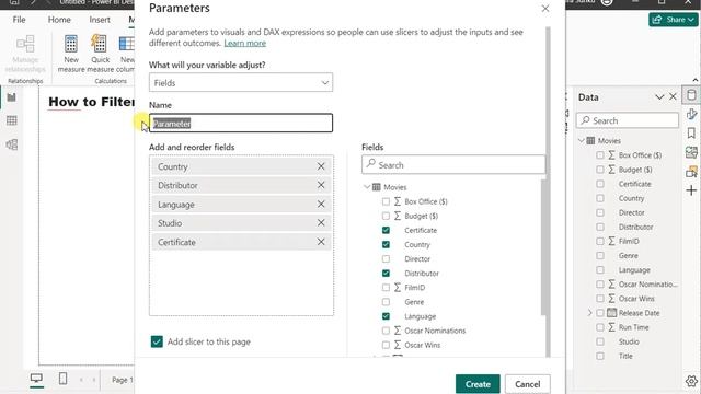Power BI - How to Filter by Multiple Columns With Field Parameters смотреть онлайн