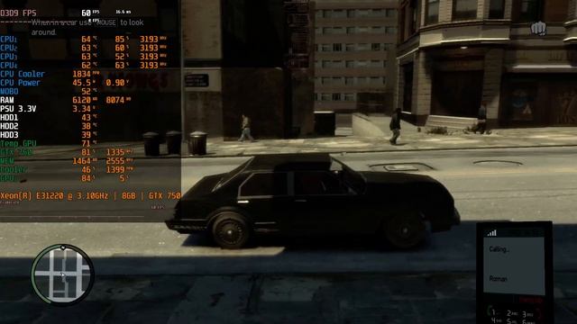GTA IV 1.0.8.0 - Intel Xeon E3 1220 - 8GB RAM - GTX 750 смотреть онлайн