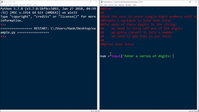 Python Tutorial: Sum of Digits // a sample problem for beginners смотреть онлайн