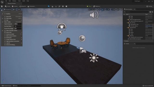 Unreal Engine 5: Настройки области просмотра | Урок 4 смотреть онлайн