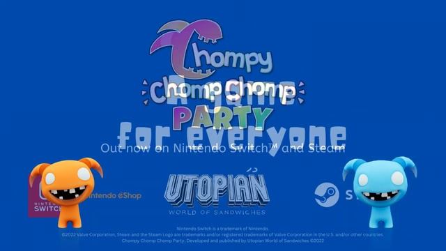 Chompy Chomp Chomp Party | Indie Game Trailers смотреть онлайн