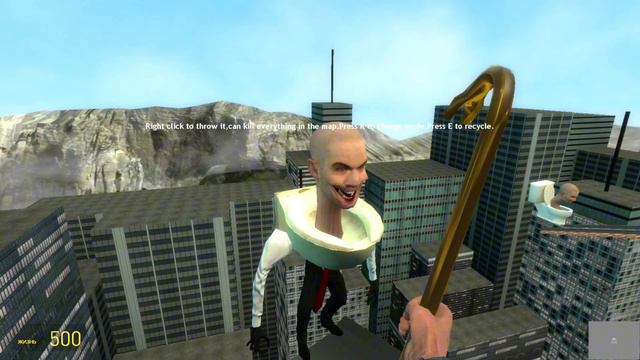 I SKIBIDI TOILET and CAMERAMAN FROM THE ROOF OF A TALL BUILDING. GARRY‵S MOD. смотреть онлайн