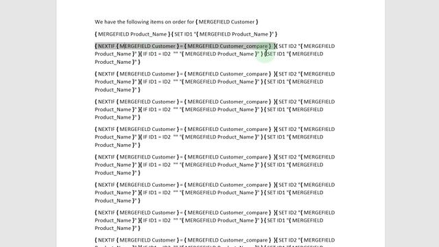 Mail Merge Grouping Multiple row data- NEXTIF смотреть онлайн