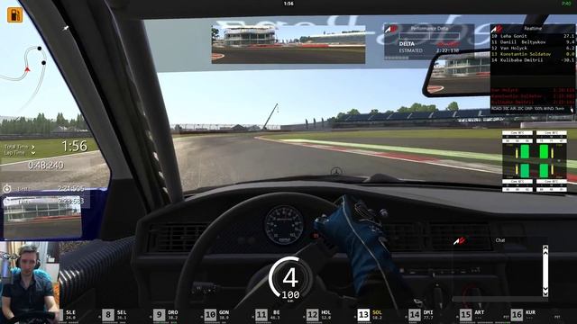 Самые реалистичные гонки онлайн. На Mercedes 190e Evo Ii в Asseto Corsa. T300