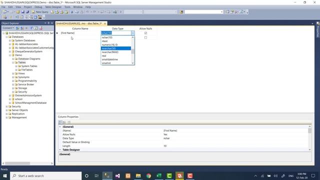 001 Creating Database and Tables in Microsoft SQL Server Management Studio смотреть онлайн