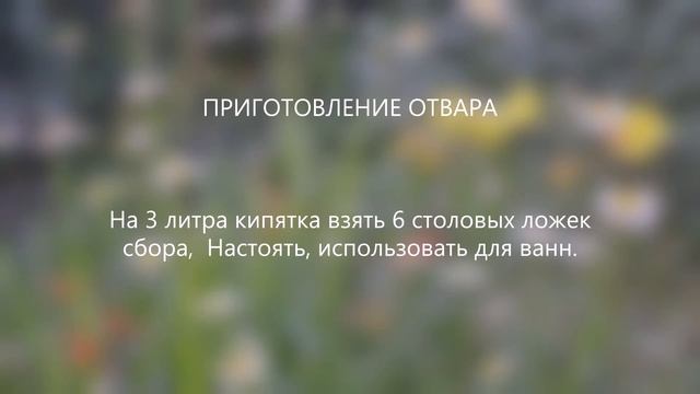 Сбор № 426. При сильной потливости ног. Для ванн. смотреть онлайн