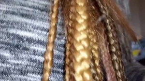 Заплела афрокосы на затылке! Мои афрокосички;)