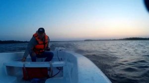 Кайман 350  сеа про 9.9-15 по волнам