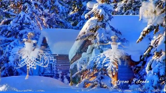 Зима порхала в вальсе белом Winter fluttered in a white waltz смотреть онлайн