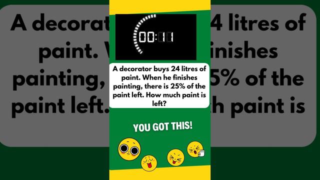 Percentage Word Problems With Working Out