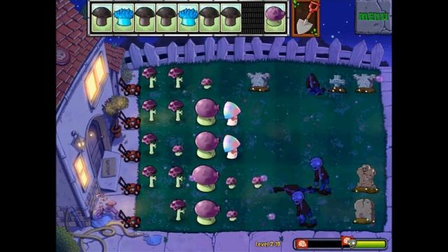Plants vs. Zombies Level 2-10 Gameplay (PC/iPad) смотреть онлайн