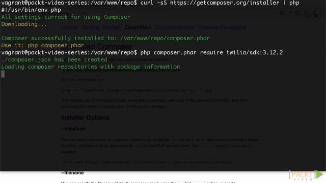 Building Real-time Communication Applications Using Twilio Tutorial: Twilio SDK | packtpub.com смотреть онлайн