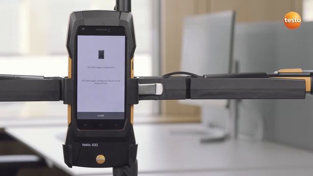 Long-term measurement with the testo 400 and IAQ data logger смотреть онлайн