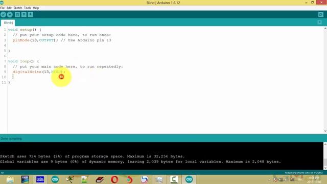 Blink LED Arduino Code Learning for beginner смотреть онлайн