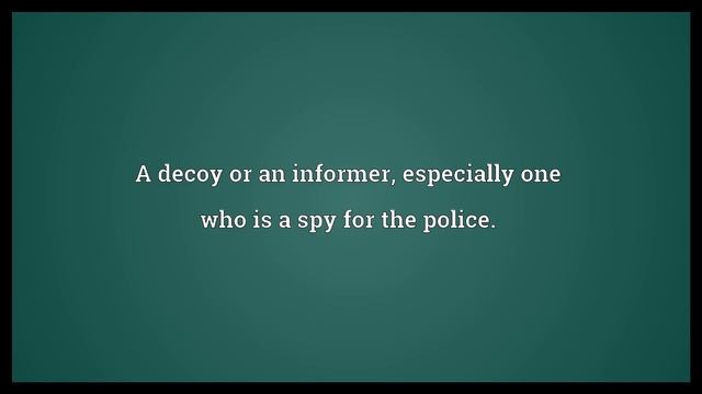 Stool pigeon Meaning смотреть онлайн