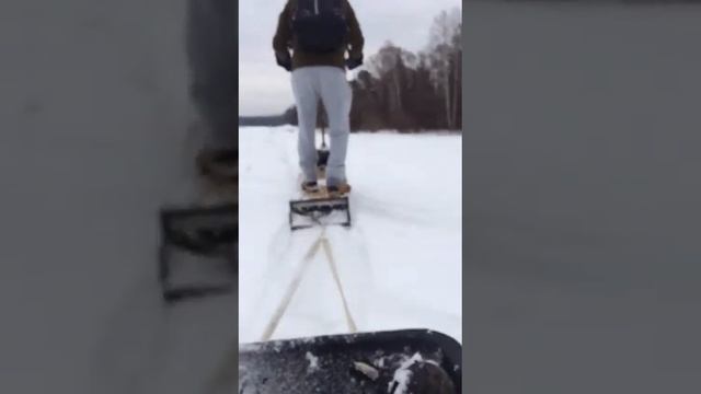 самодельный снегокат смотреть онлайн