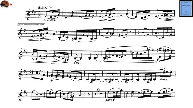 Brahms Violin Sonata no 3, in D 2nd movement Piano Accompaniment смотреть онлайн