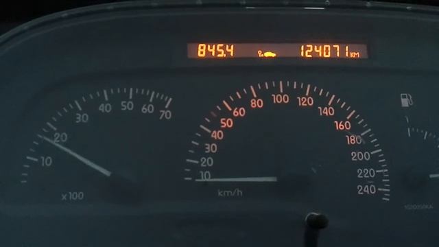 Renault Laguna 1Instrument Board Function Test смотреть онлайн