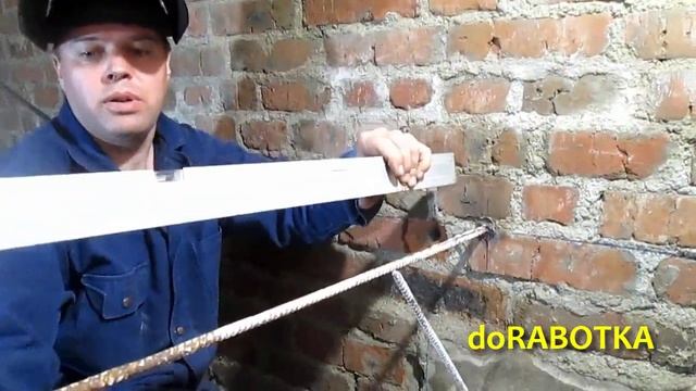 Полка в погребе. Простой и надежный способ крепления полки к стене от doRABOTKA смотреть онлайн