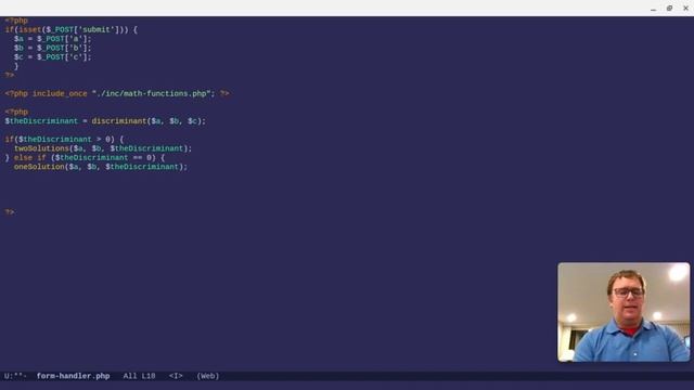 The Quadratic Formula: PHP Functional & Object Oriented Programming смотреть онлайн
