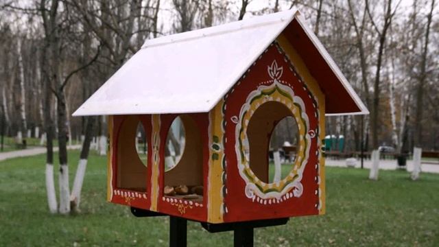 оригинальная кормушка для птиц своими руками в детский сад смотреть онлайн