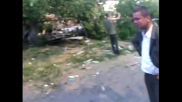 Ukrainian airstrike on Luganskaya and media lies 02.07.2014 (Eng subs) - Авиаудар станица Луганская смотреть онлайн