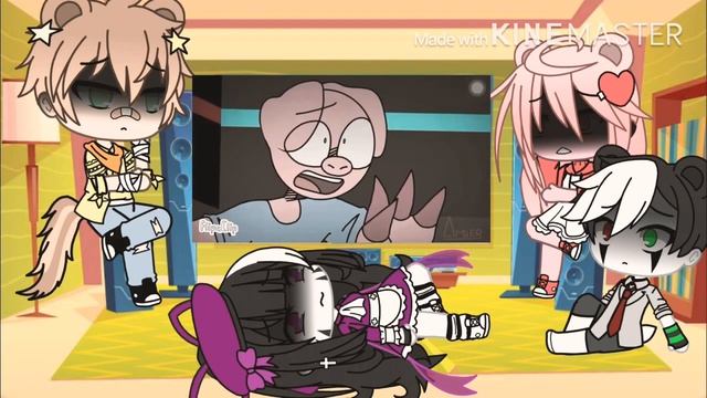 Piggy Reacts to piggy meme (Only one) смотреть онлайн