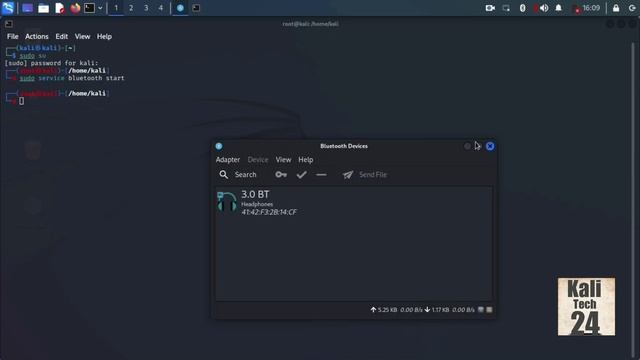 How to fix bluetooth in kali linux | using only one command | kali tech 24 | #kalilinux #solution смотреть онлайн