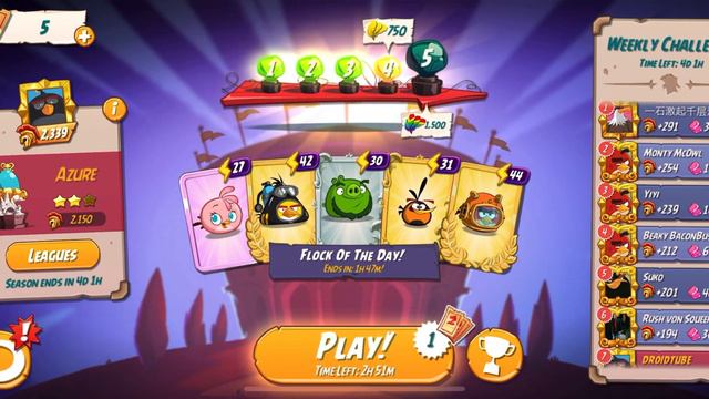 ANGRY BIRDS 2 | ARENA BATTLE CHALLENGE | 23/09/2021 WALKTHROUGH GAMEPLAY смотреть онлайн