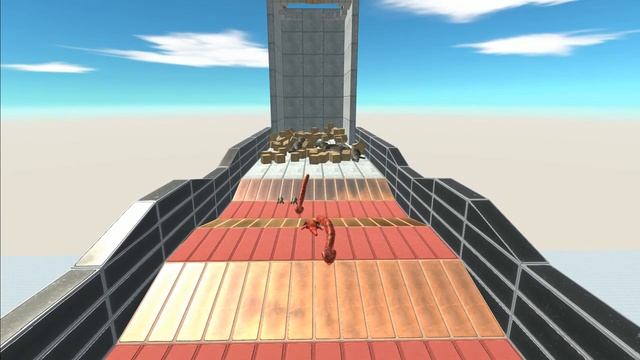 Race to get a eat PINK PIG #6 - Animal Revolt Battle Simulator смотреть онлайн