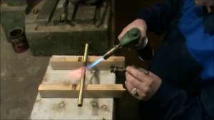 Описание процесса пайки латунных трубок водоподогревателей