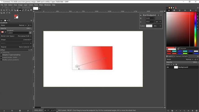 Gimp How To Gradient Fill смотреть онлайн