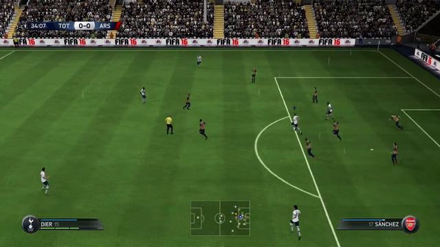 Fifa 16 - Tottenham Arsenal - VERY Boring - Xbox 360