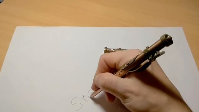 Steampunk Ballpoint Pen - Стимпанк шариковая ручка смотреть онлайн