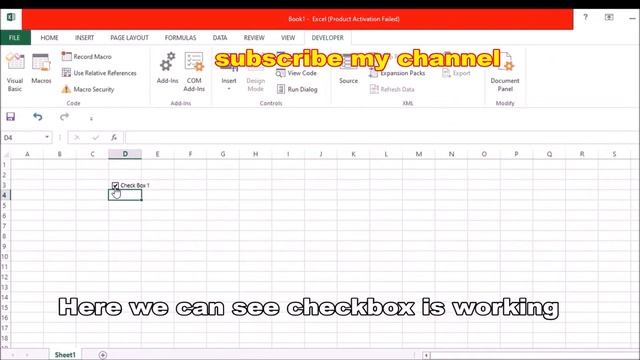 How to Insert checkbox in excel || Add Checkbox in excel || Excel Checkbox Tutorial смотреть онлайн