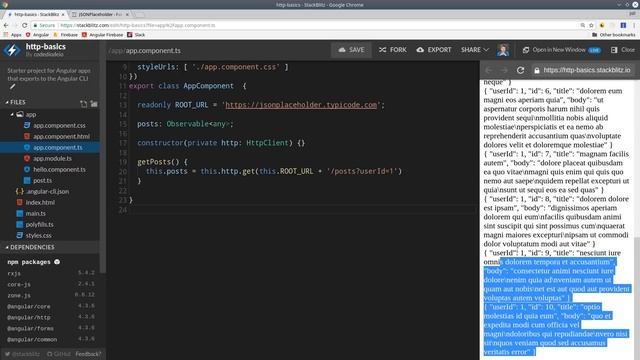 Angular HTTP Client Quick Start Tutorial смотреть онлайн