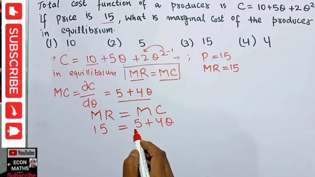 Finding Marginal Cost from given Total Cost Function смотреть онлайн
