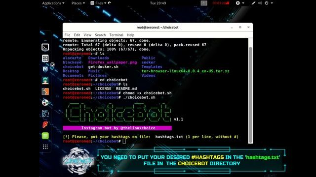 Automate Your Instagram profile like,comment & follow [ Choicebot ]- Kali Linux OS смотреть онлайн