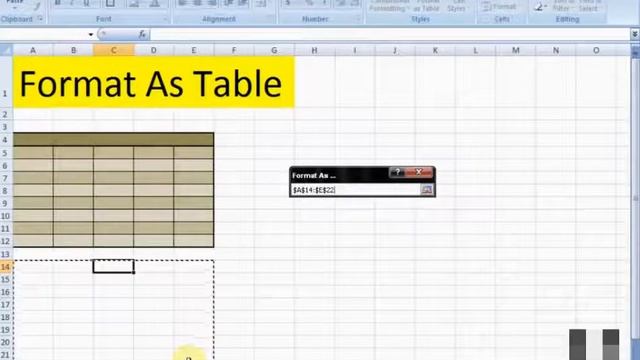 how to Format Table - Microsoft Excel 2010 - in Urdu/Hindi смотреть онлайн