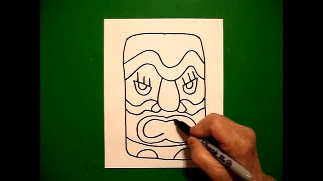 Let's Draw a Tiki Head! смотреть онлайн