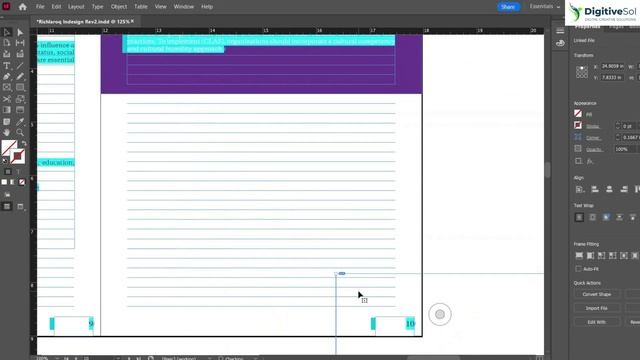How to Link Illustrator File to Indesign | Import AI file to INDD смотреть онлайн