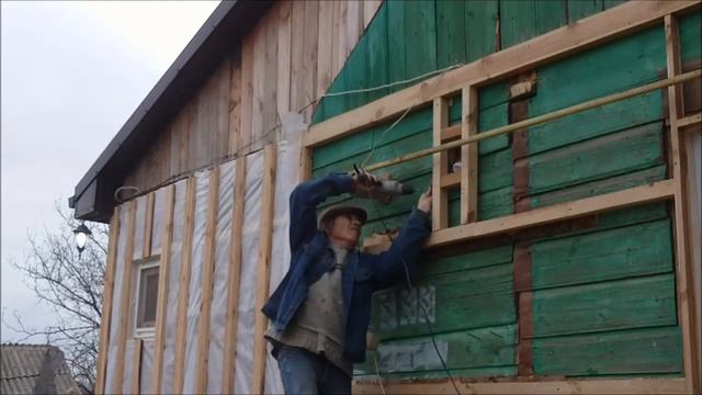 2. Утепление старого сельского домика.