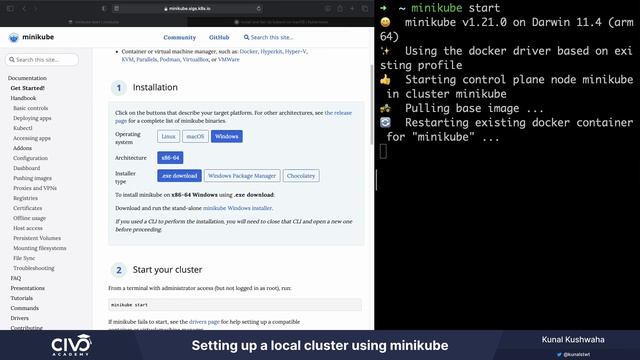Installing Minikube on your Local Kubernetes Cluster - Civo Academy смотреть онлайн