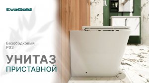 Обзор приставного унитаза P03 EvaGold